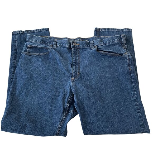 Duluth Trading Flex Weekender Jeans Men's Size 42x30 Trim Fit Denim - Picture 4 of 6